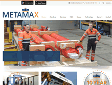 Tablet Screenshot of metamax.nl